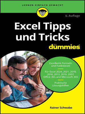 cover image of Excel Tipps und Tricks für Dummies